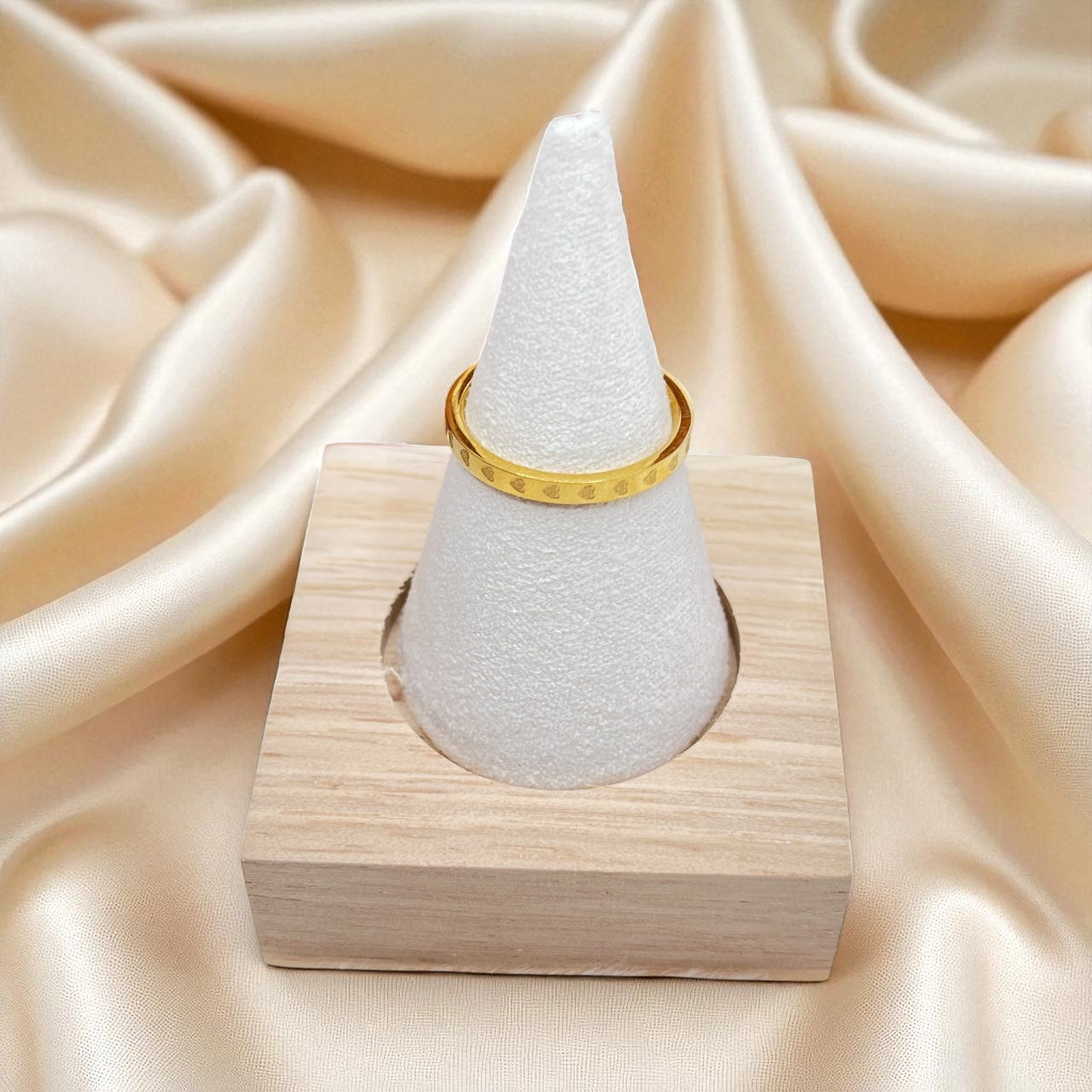 The Darling Ring, 18K Gold Plated Steel