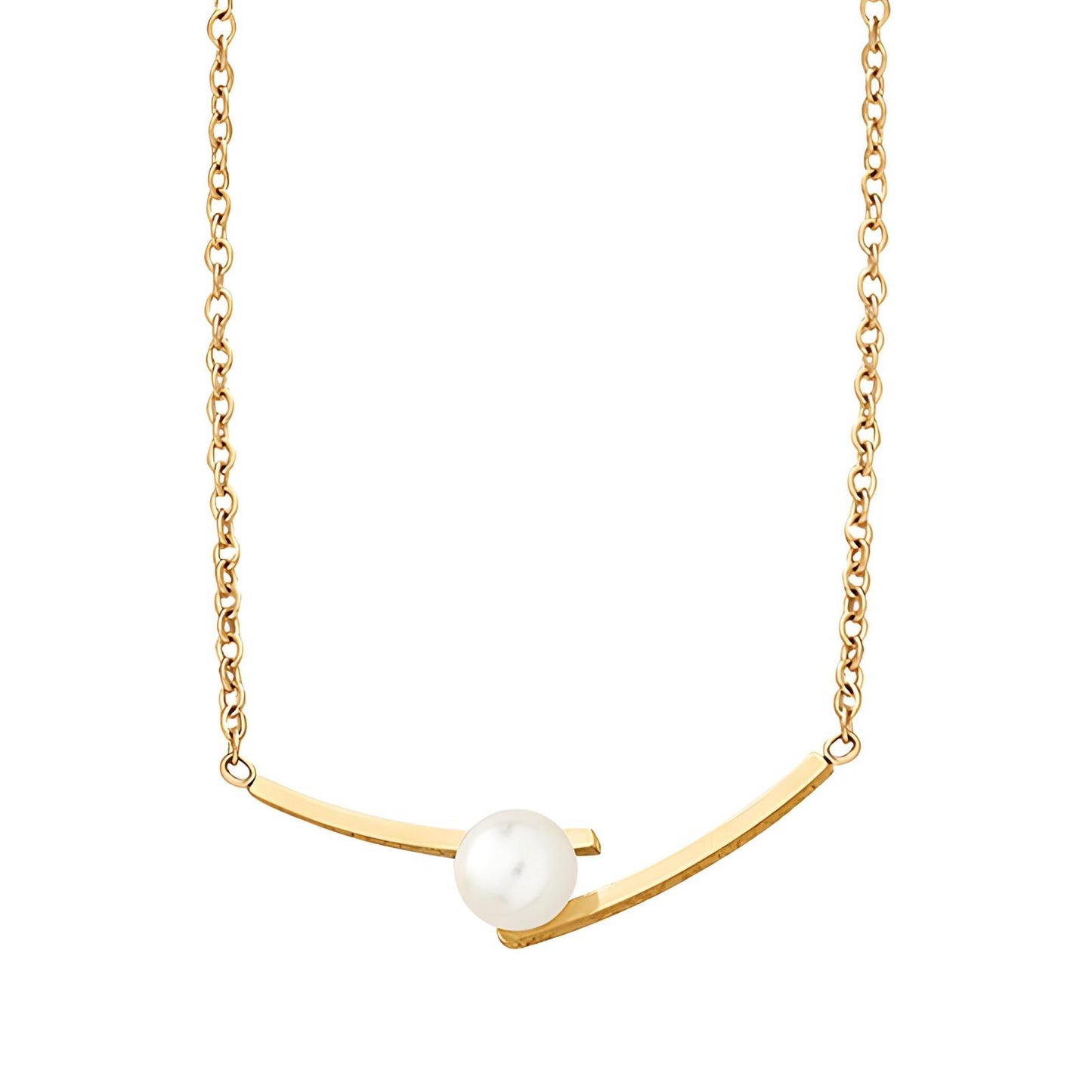 Ivory glow, 18K Gold Plated Steel