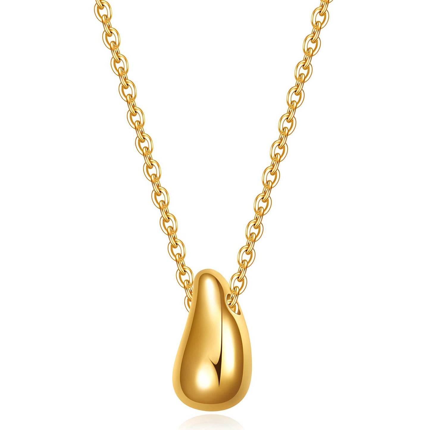 Aurora Drop, 18K Gold Plated Steel