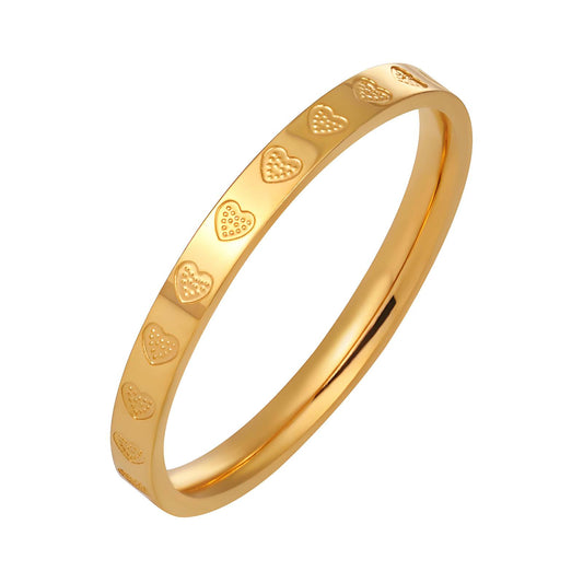 The Darling Ring, 18K Gold Plated Steel