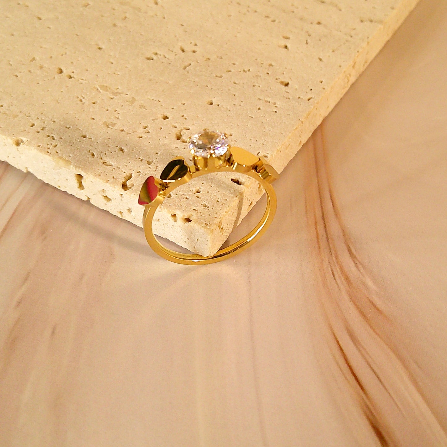 Luvé, 18K Gold Plated Steel Ring