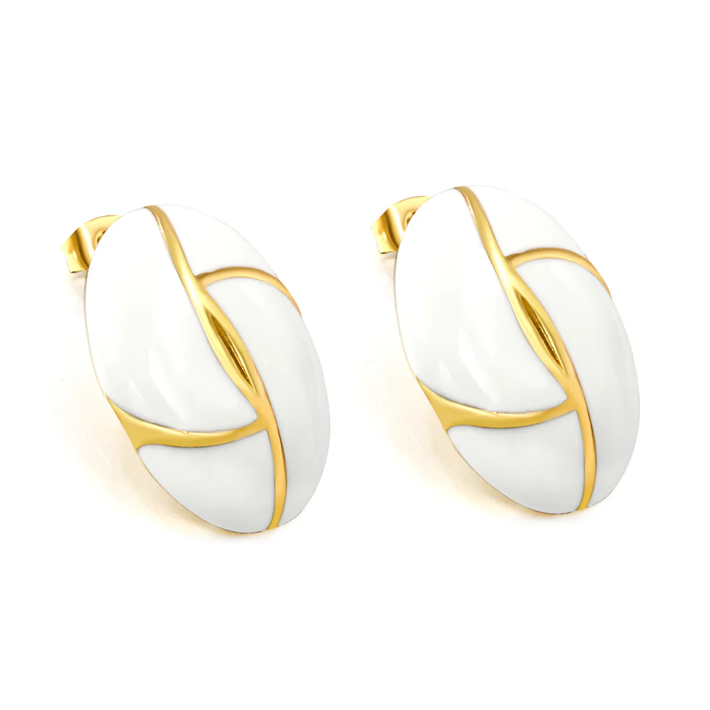 Ivory Luxe, Stainless Steel Earring