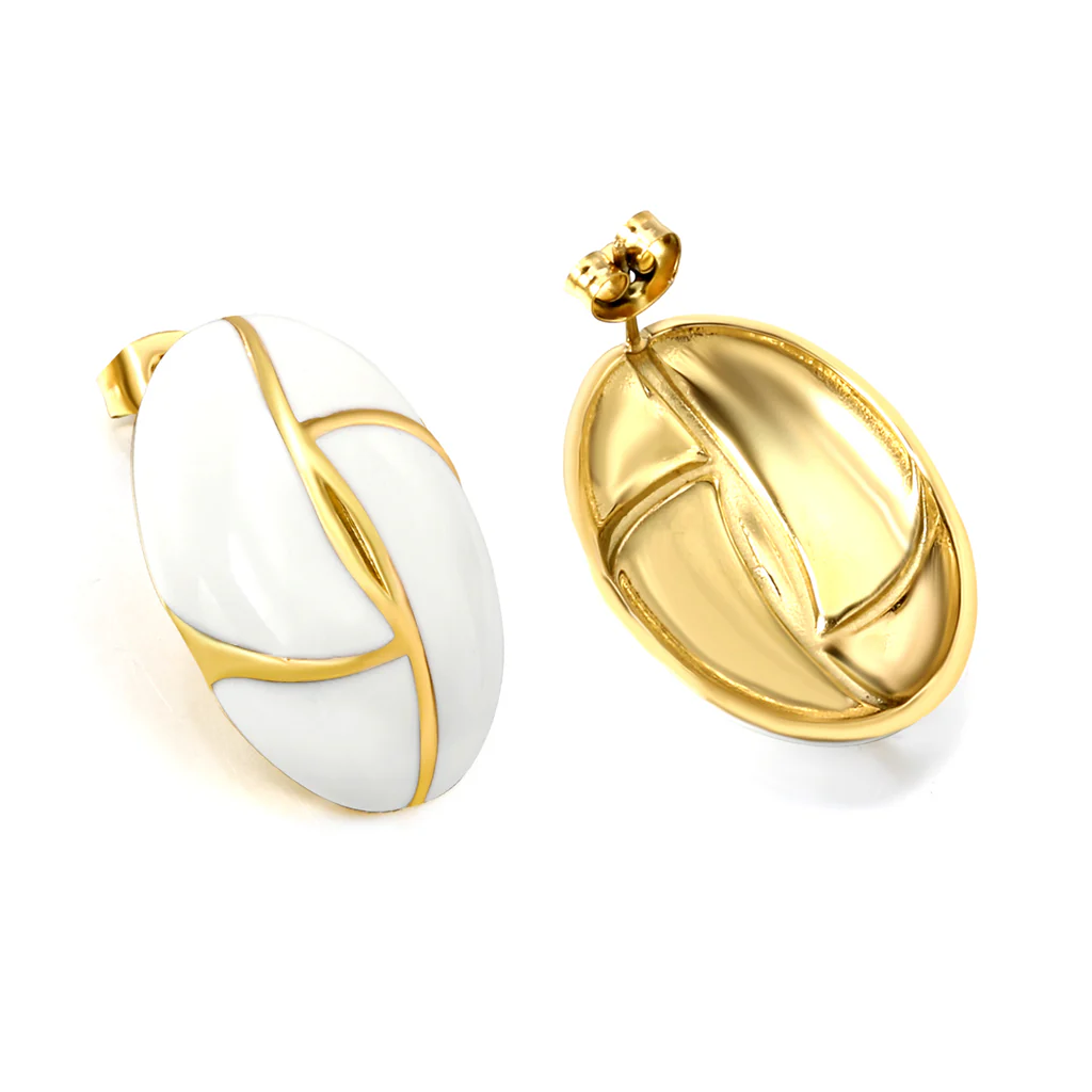 Ivory Luxe, Stainless Steel Earring